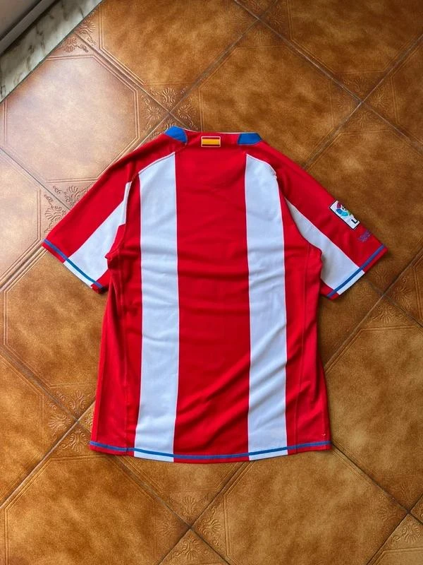 Vintage 2007-08 Nike Atlético Madrid red white home soccer jersey Size S – photo 9
